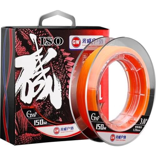 2.0#-6.0# Nylon Line for Carp Fish Fluorocarbon Line Super Strong Pull Wear-resistant Rock Fishing Line 0.23-0.40mm Diameter