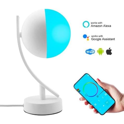 Night light table lamp bedroom simple wifi smart Alexa and Google home Tmall spirit voice control LED smart light