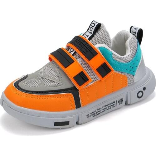 New 2020 Children Sport Running Shoes for Girls Boys Fashion Sneakers Breathable Mesh Kids Casual Walking Trainer Tenis Infantil