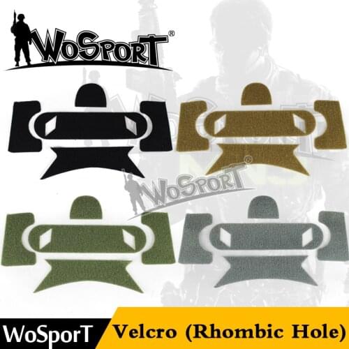 New WoSporT Helmet Accessories (Rhombic Hole) Outdoor sports helmet stickers