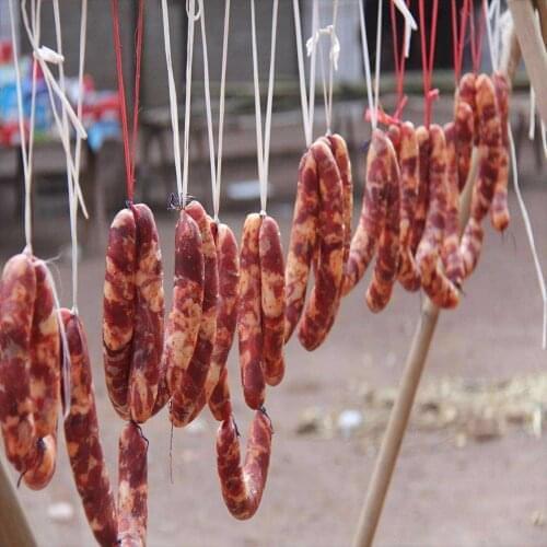 New 14m*28mm Casings for Sausage Salami+ 10 M / Bundle Ham Sausage Line Cotton LineSausage Packaging Tools Inedible Casings