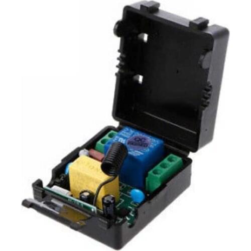 Top Quality DC 12V 1CH 433MHz Wireless Remote Control Switch Receiver 2 Buttons Transmitter Remote Control Switches Mayitr