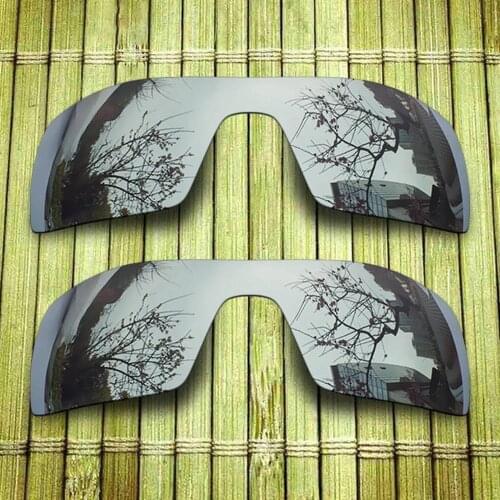Polarized Replacement Lense For-Oakley Oil Rig Sunglasses Frame True Color Mirrored Coating - 2 x Chrome Combine Options