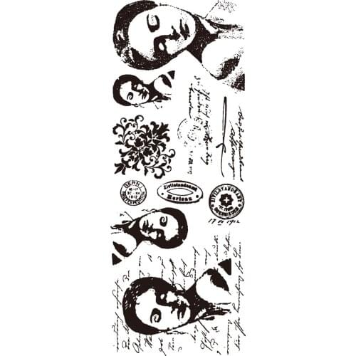 A lady transparent Clear Silicone Stamp/Seal for DIY scrapbooking/photo album Decorative clear stamp sheets B093