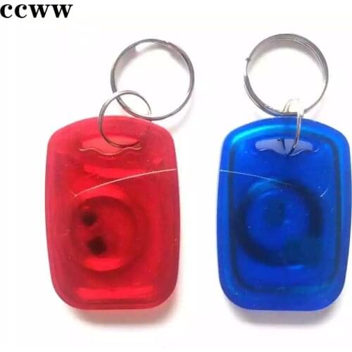 13.56MHz UID 125KHZ T5577 RFID Dual Chip Frequency Changeable Rewritable Keyfobs Composite Key Tag Intelligence Key Ring Card
