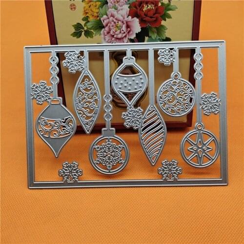 Christmas Background Metal Cutting Dies for Scrapbooking Handmade Mold Cut Stencil New 2021 DIY Card Make Mould Model Craft