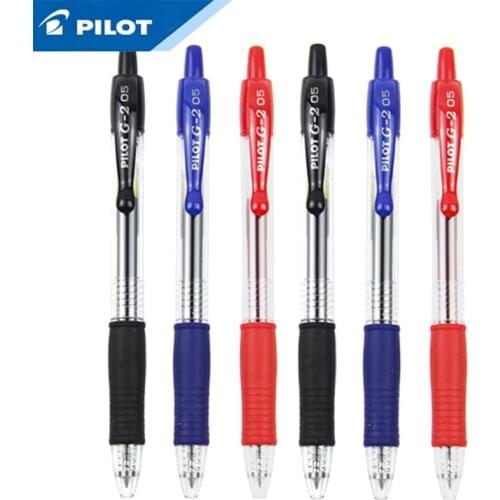 Japan Pilot 12 pcs/lot Pen Wholesale Gel Ink Pen 0.5 MM BL-G2-5 office and school Rollerball pen Stationery
