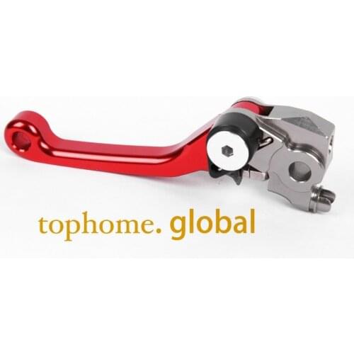 New Motorcycle Top Quality CNC Aluminum Pivot Dirt Bike Clutch levers Red Colour For Honda CRF450R 2007-2014 2008 2009 2010