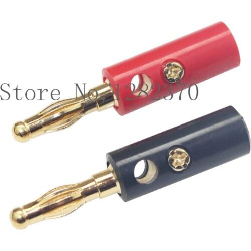 [SA] BP4109 high quality gold plated screw terminal with superimposed holes 4mm banana plug --100pcs/lot