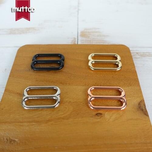 100pcs/lot DIY dog collar for 25mm Webbing Metal Slider Buckles Loops Straps Bags Belts Adjustment DIY Accessories 4 colours