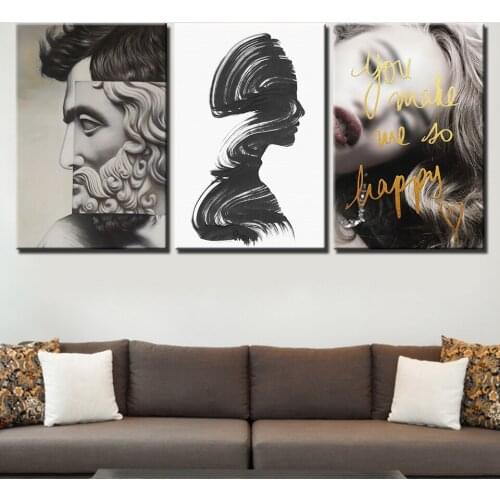 Modern Marble Girl Posters and Prints Wall Art Canvas Painting Nordic Picture Home Decoration for Living Room Decorative