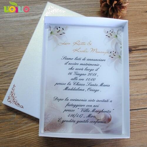 Beautiful wedding favor lace invitation card laser cut wedding decoration customize printing information sample