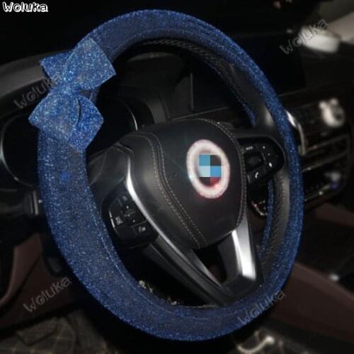 Winter bow steering wheel cover female four seasons universal grip wear-resistant non-slip CD50 Q03
