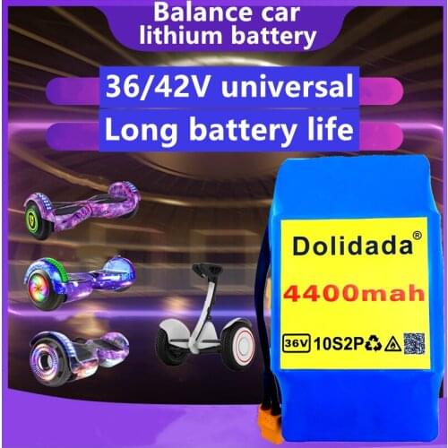 100% New Original 36v 4.4ah lithium battery 10s2p 36v battery 4400mAh lithium ion pack 42V 4400mah scooter twist car battery