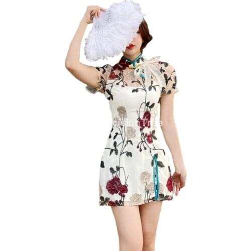 2021 qipao traditional chinese dresses cheongsam long satin qipao sexy lady qipao dress elegant party dress oriental dress qipao