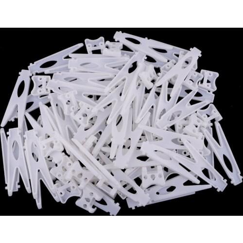 50 Pieces Plastic Photo Frame Backs Holder Stands, Swallow Tail Shaped for Handmade Photo Frame Making DIY Crafts