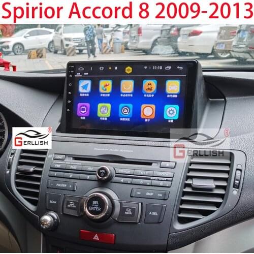 For Honda Spirior Accord 8 2009 2010 2011 2012 2013 Acura TSX Android Auto Autoradio Bluetooth Apple Carplay Wireless Car Audio