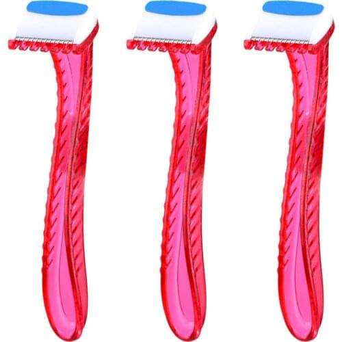 3pcs/set Lady Bikini Razor Shaver Private Body Trimmer Ideal For Bathrooms Disposable Travel Safety Shaving Hair Remover Body