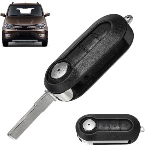 3 Buttons Remote Key Case Folding Flip Car Remote Ignition Lock Open Trunk Fob Key Case For Peugeot Boxer Expert Van Replacment