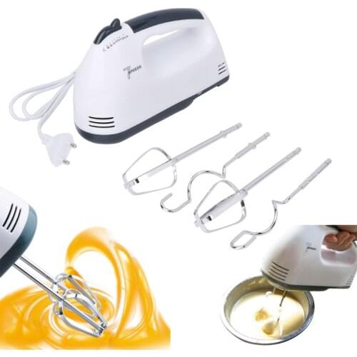 7 Speed Electric Hand Mixer Whisk Egg Beater Cake Baking Mains Powered 180W EU