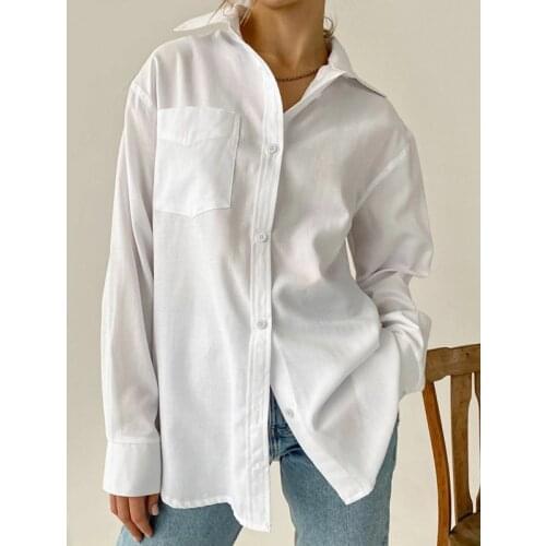 GELITAYIN Light Blue Blouses