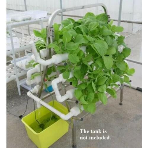 Hydroponic Double Side 88 Plant Site Grow Kit with Stainless Steel Holder