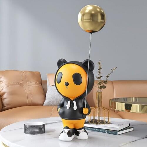 Creative animal balloon panda ornament Nordic Light luxury home decoration accessories modern simple TV cabinet porch adornment