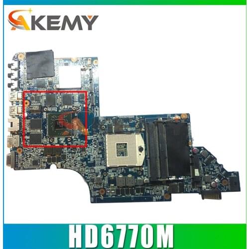 Akemy 639391-001 665991-001 Main Board For HP Pavilion DV7 DV7-6000 Laptop Motherboard PGA989 GPU HD 6770M Test Ok Fast Ship