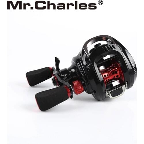MR.Charles 6BB+RB CQ101/CQ100 Baitcasting Reel Left/Right Hand Bait Casting Fishing Reel Bearing Baitcasting Fihsing Reels