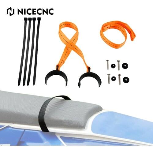 NICECNC Front Rear Holding Strap For KTM SX SXF XC XCW XCF XCFW EXC EXCF 105 125 150 200 250 300 350 400 450 Husqvarna TC TE TX