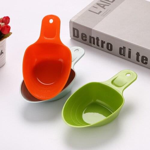 Pet Feeding Shovel Food Spoon Cat Dog Food Scoop Plastic Shovel Pet Feeder Spoon Big Thickening Petg Spoon