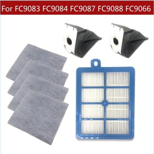 For Philips FC9712 FC9713 FC9714 FC9720 FC9721 FC9722 FC9723 FC9724 FC9083 FC9084 FC9087 FC9088 Filter Dust Bag Vacuum Cleaner