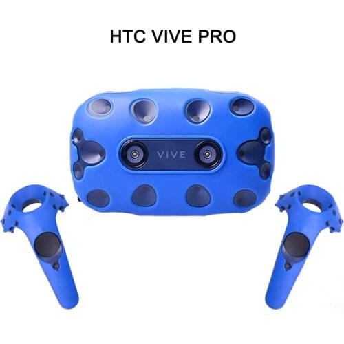 Anti-sweat Silicone Controller Cover for HTC Vive pro Headset VR Glasses Protective Helmet Shockproof Shell Game Accessories