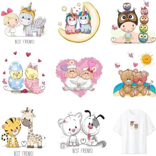 Iron-on Transfers for Clothing Patches Clorhing Cute Stickers on Baby Clothes Stripe Dress Diy Patch Fusible Vinyle Adhesive C