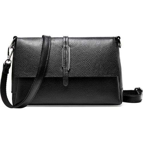 Ladies Crossbody Bags Natural Skin Purses and Handbags Brand Design Genuine Leather Shoulder Bag Women Vintage Messenger Bags