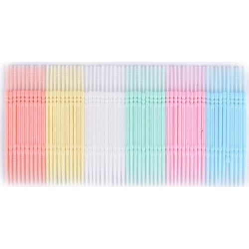 100Pcs/Pack Plastic Toothpick Oral Dental Picks Wholesale 2-way Oral Dental Picks Eco-Friendly Disposable Tooth Picks