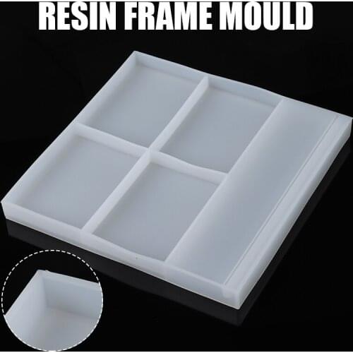 18.4*18.3*1.7cm Resin Frame Mould Picture Frames Photo Frame Epoxy Resin Casting Molds Craft DIY Decors