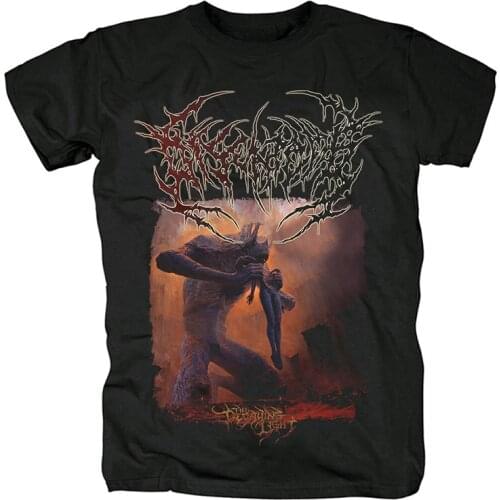 3 Designs Disentomb Streetwear Rock Brand Shirt Heavy Death Metal Punk Fitness 100%Cotton Skateboard Demon Tee Rocker