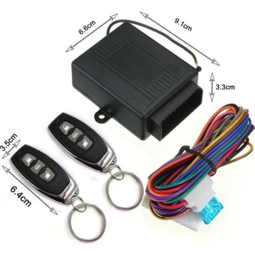 4Pcs/Set M602-8112 Car Keyless Lock Foldable Intelligent Plastic Vehicle Keyless Entry System Set for 12V DC Cars