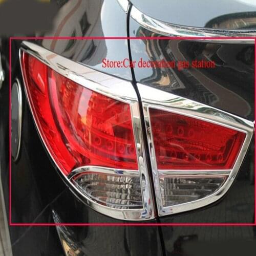ABS Chrome After headlight Lamp Cover for Hyundai ix35 2010-2012