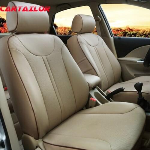 CARTAILOR car seats for Jaguar XJ car seat cover set deluxe PU leather seat covers & supports black cover seat cushion protector