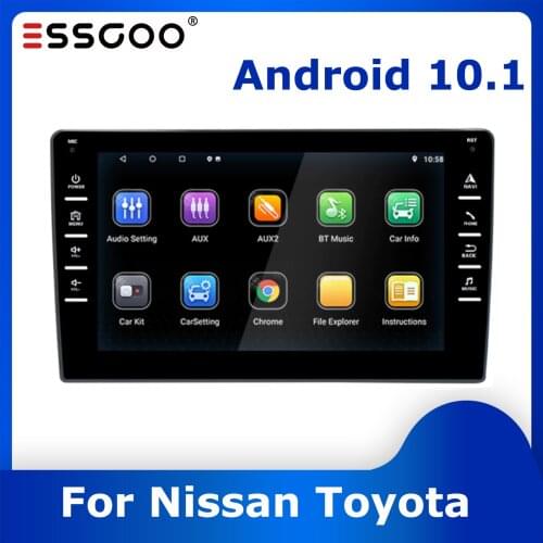 8 inch Android 10.1 Car Radio 2 din Stereo Autoradio Bluetooth GPS Navigation For Volkswagen Nissan Hyundai Kia Toyota Universal