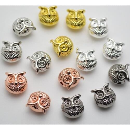 Various Color 11x12mm Lion Head with Crown Charm Loose Beads Jewelry Findings