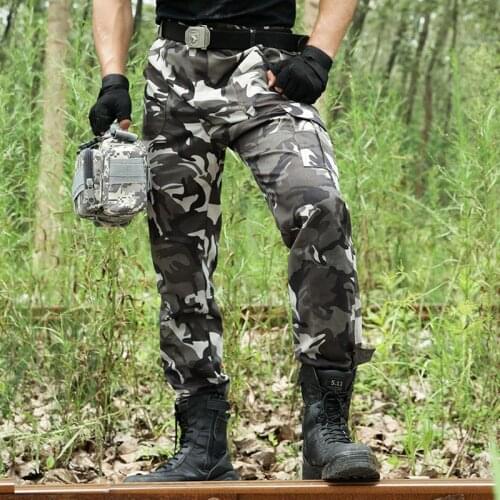 CAMO WOLF Men's Camouflage Pants