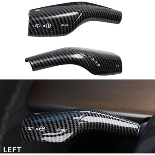 Car Steering Wheel Paddle Trim Cover For Tesla Model 3 Model Y 2017-2020, ABS Plastic