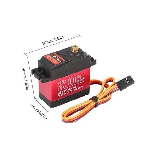 DS3218MG Digital Servo 20KG 180degree Servo for RC Car Robot Buggy Truck Boat Airplane Helicopter