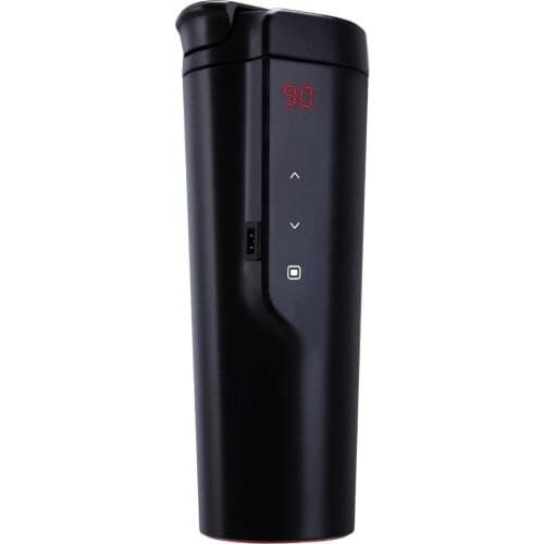 420ml 12V Heated Travel Mug Car Stainless Steel Coffee Tea Cup Mug Bottle for Business Trip