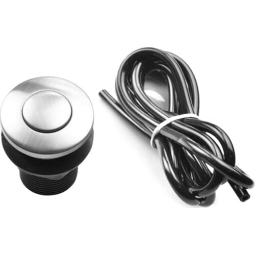 On/Off Push Air Button Switch for Bath Spa Jet Tub Disposal Tubing Pneumatic Air Pressure Switch Knob Kit Home Tools