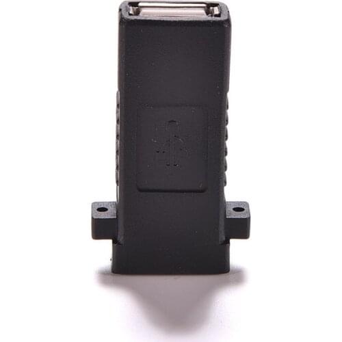 Wall Plate Plug Standard USB 2.0 Female Coupler Cord Connector JETTING USB Female to Female Panel Mount Adapter