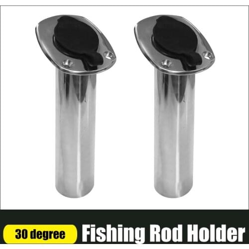 Fishing Pole Stand 15/ 30 /90 Degree Stainless Steel Boat Marine Fishing Rod Holder Accessory Tool